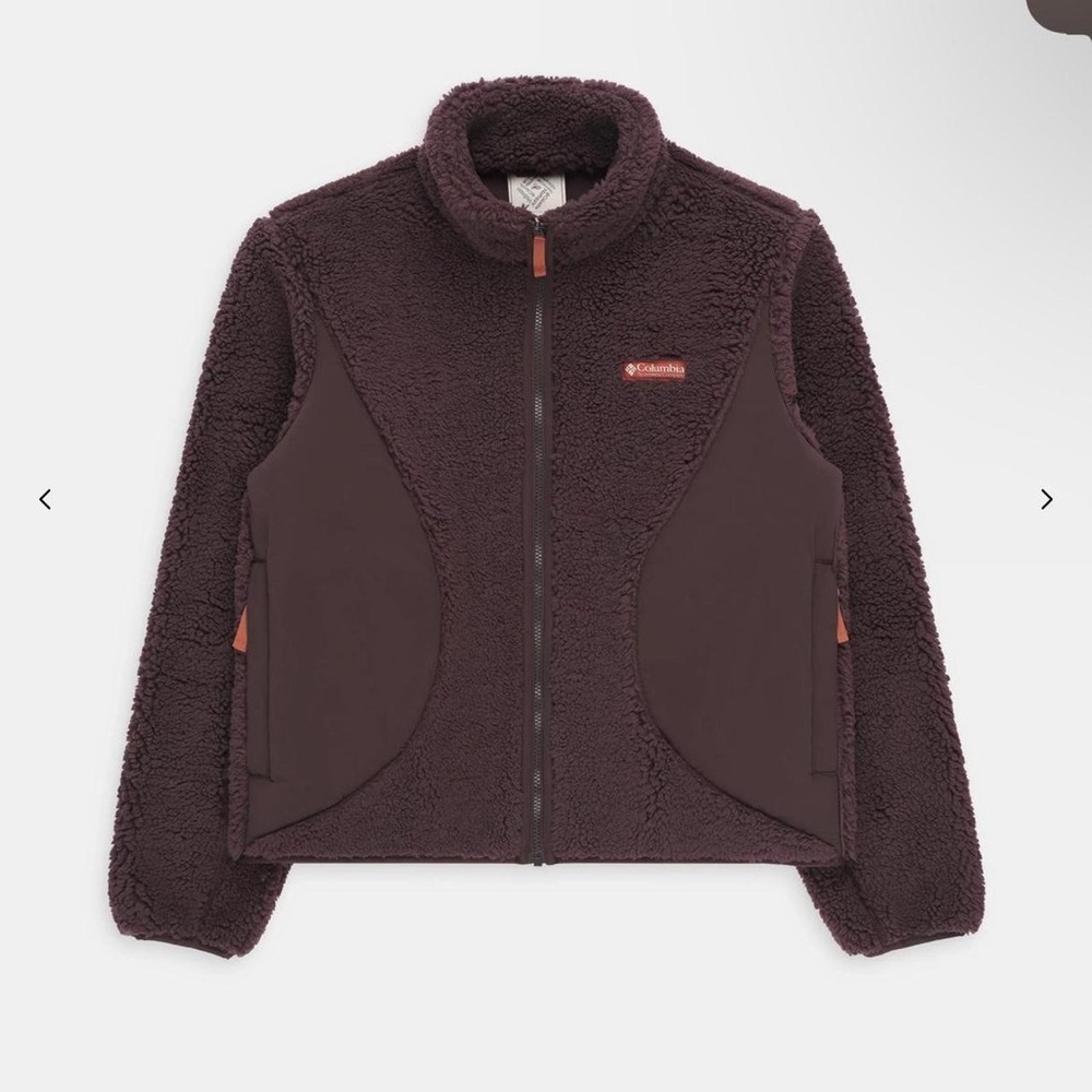 Columbia x Madhappy - Plush Sherpa Jacket - size medium, unisex! NWT 🧸🤎💜